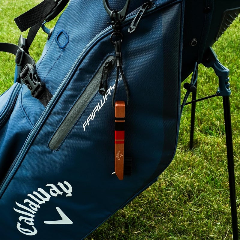 Callaway Heritage Wood Golf Club Brush with Groove Cleaner - Image 3